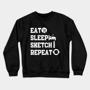 Eat Slee Sketch Repeat Crewneck Sweatshirt